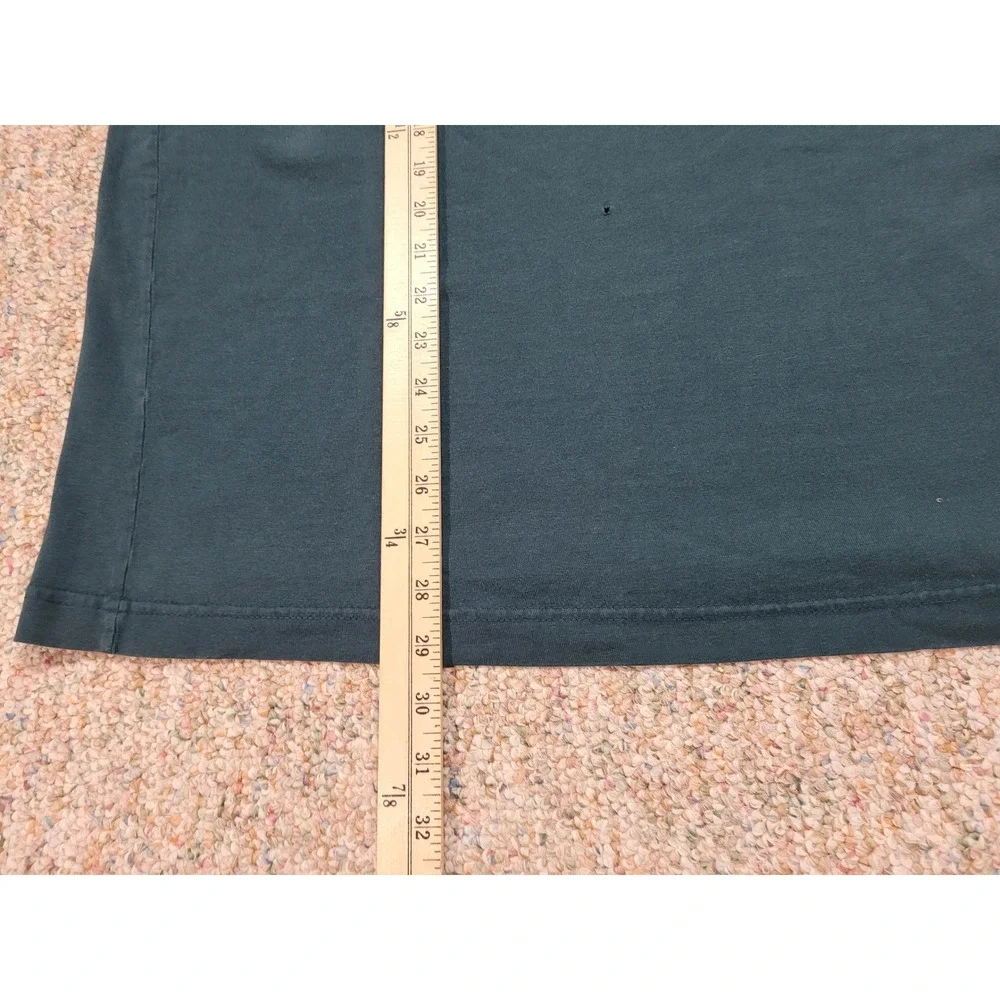 J Crew Shirt Mens XL Green Oarsman Pocket Crew Neck Short Sleeve Vintage Y2K